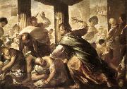 GIORDANO, Luca Christ Cleansing the Temple dh china oil painting reproduction